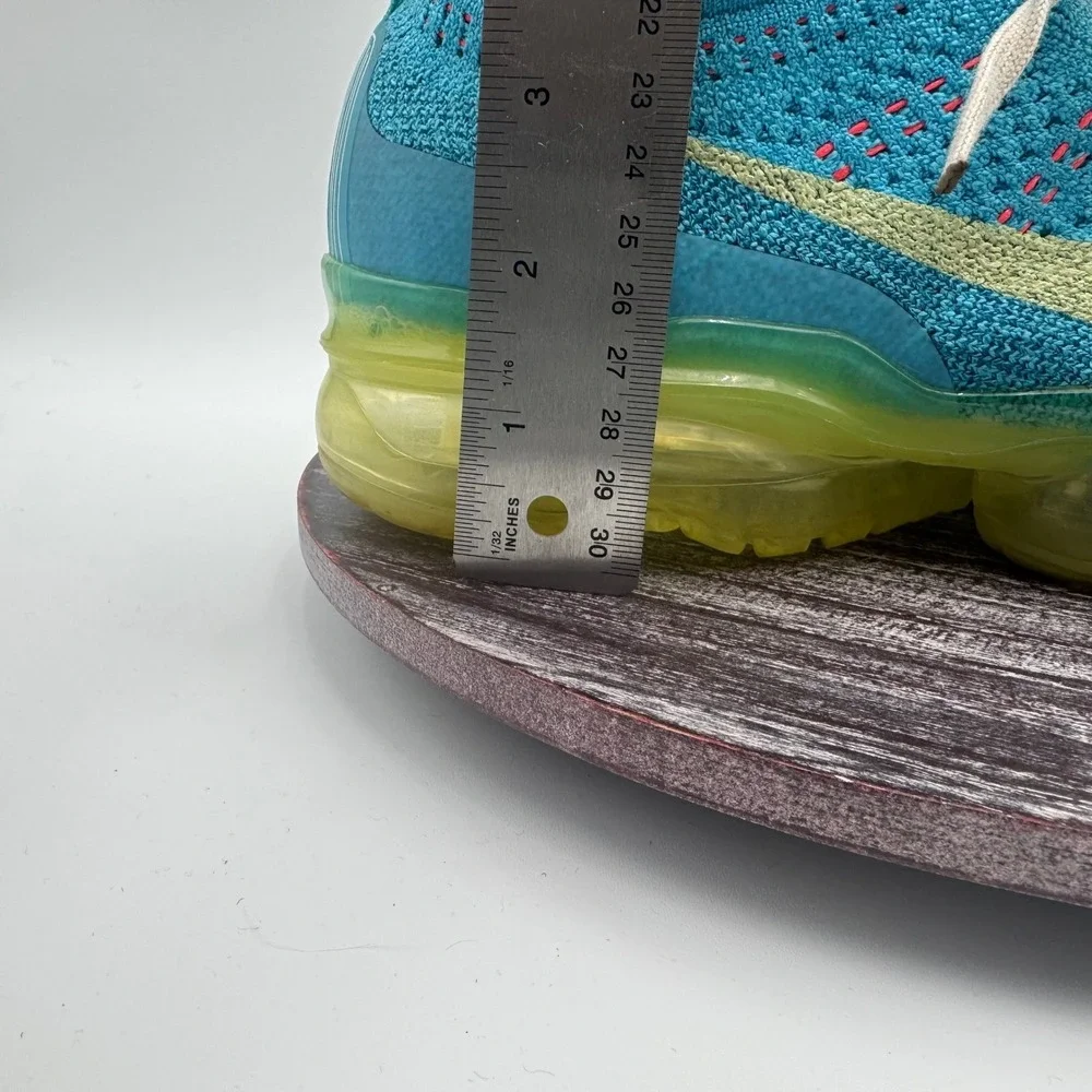 Nike Air VaporMax Flyknit 3 Sneakers Mens 9 Blue Volt‎ Running Shoes DV1628-400